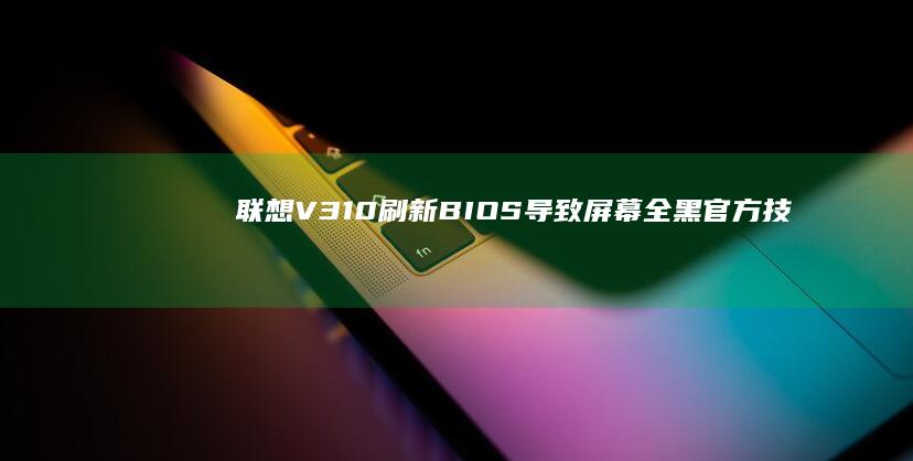 联想V310刷新BIOS导致屏幕全黑：官方技术支持方案及自救方法汇总 (联想v310笔记本)